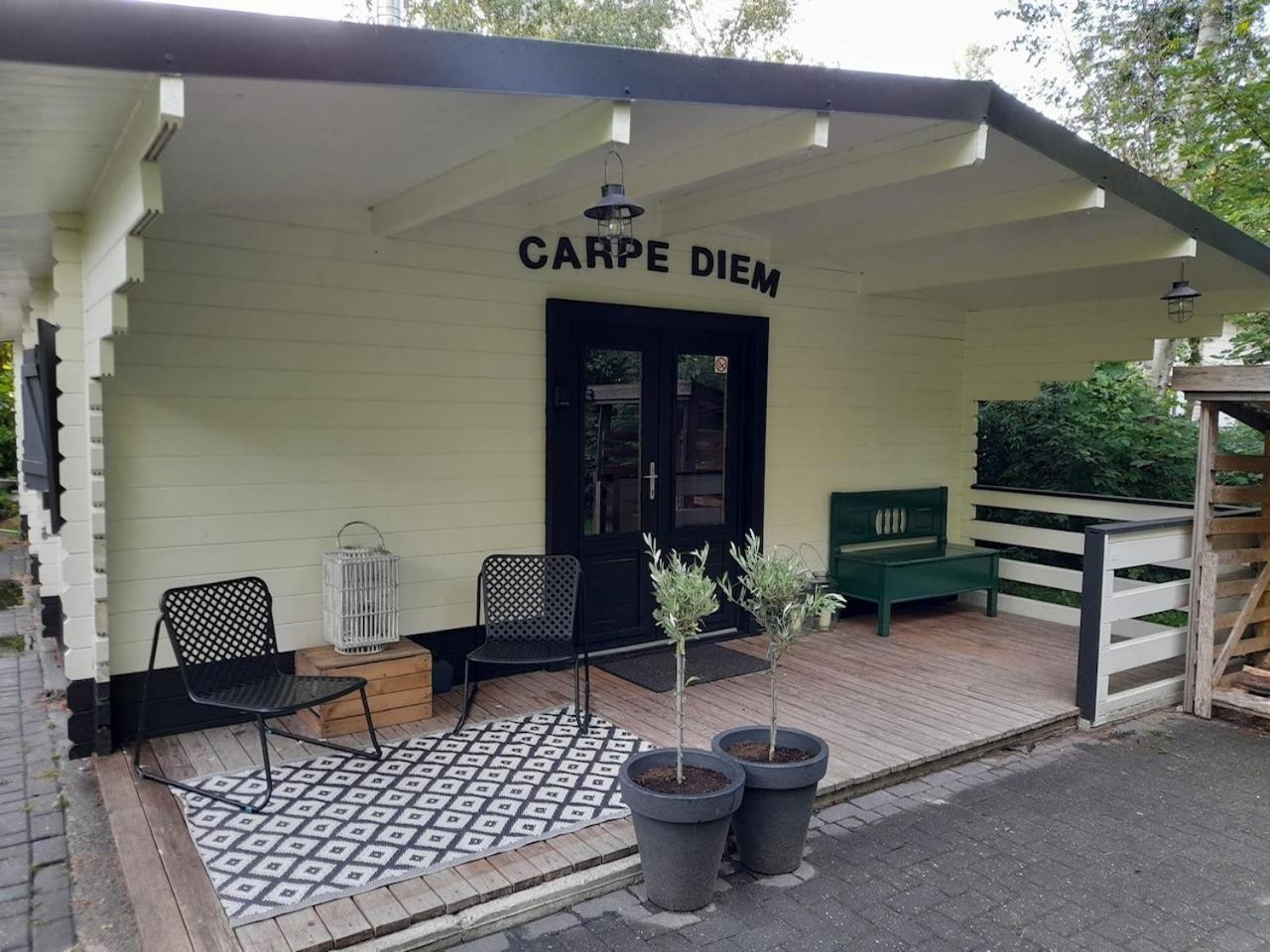 Carpe Diem, Het Ruime Chalet Met Houtkachel Nabij Wildlands Emmen Schoonebeek Eksteriør billede